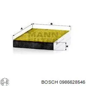 Купить 0986628546 Bosch Фильтр салона угольный