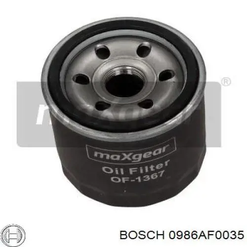 Масляный фильтр 0986AF0035 Bosch