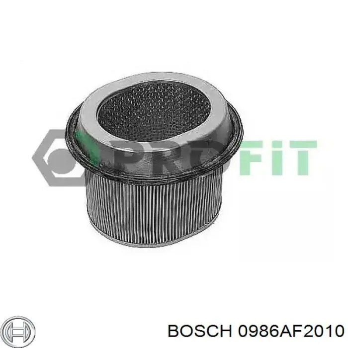 Купить 0986AF2010 Bosch Автомобильный фильтр воздуха
