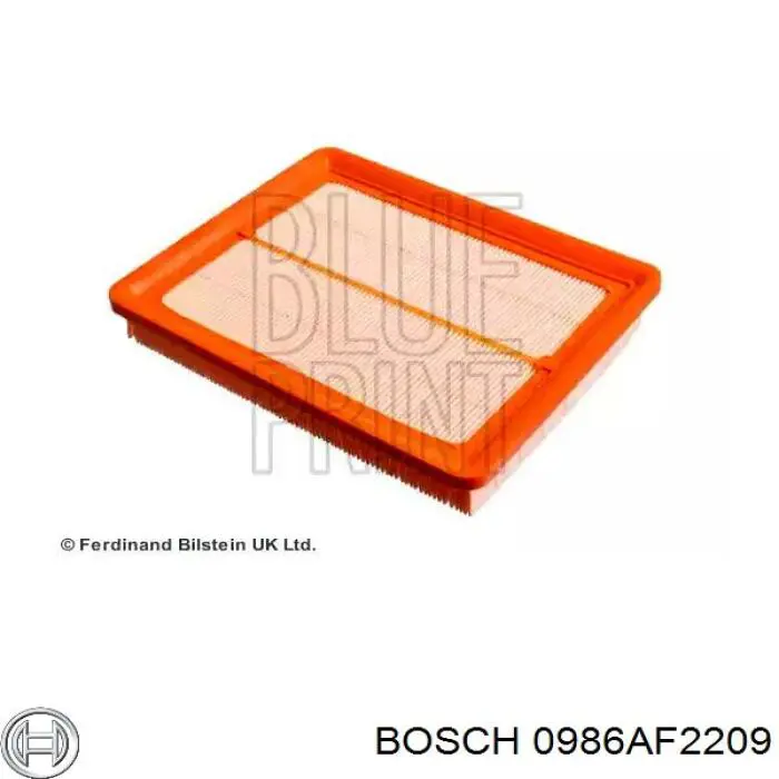 Воздушный фильтр 0986AF2209 Bosch