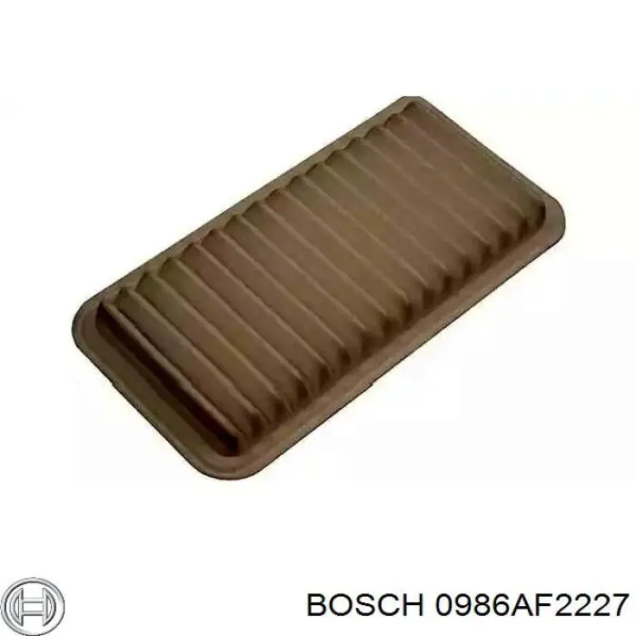 0986AF2227 Bosch воздушный фильтр