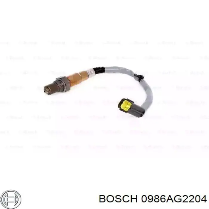 0986AG2204 Bosch sonda lambda, sensor de oxigênio até o catalisador