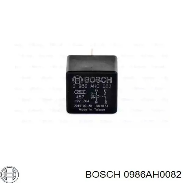 Relé eléctrico multifuncional 0986AH0082 Bosch