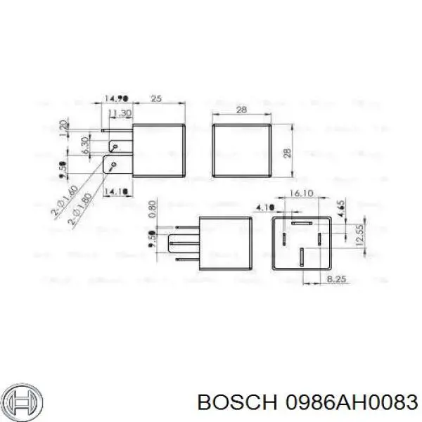 0986AH0083 Bosch 