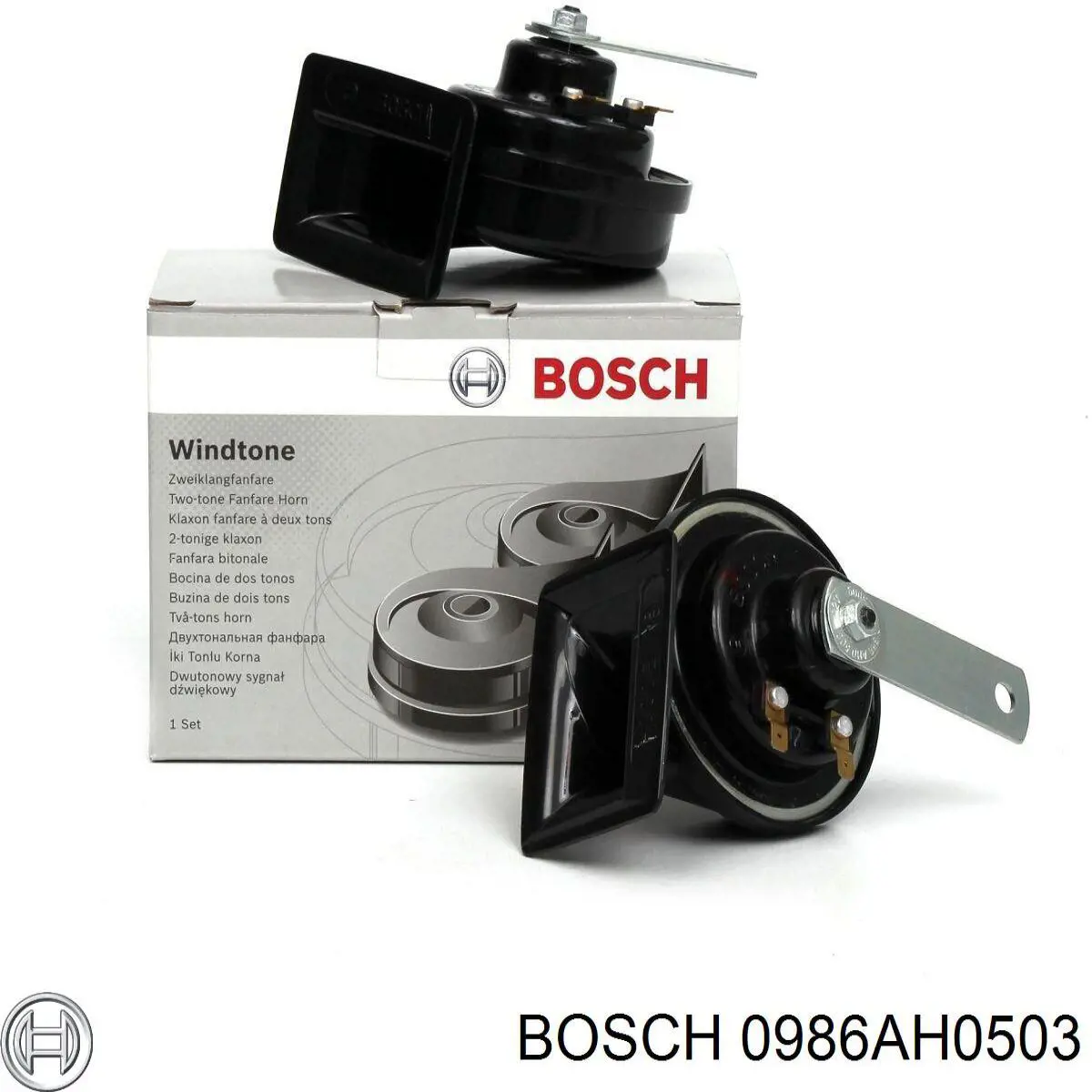 0986AH0503 Bosch сигнал звуковой (клаксон)