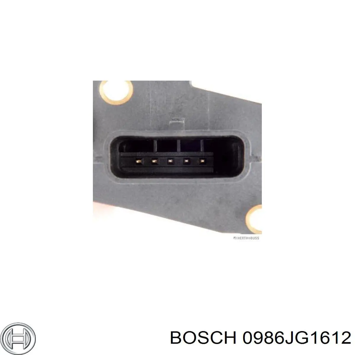 Датчик потоку (витрати) повітря, витратомір MAF - (Mass Airflow) 0986JG1612 Bosch