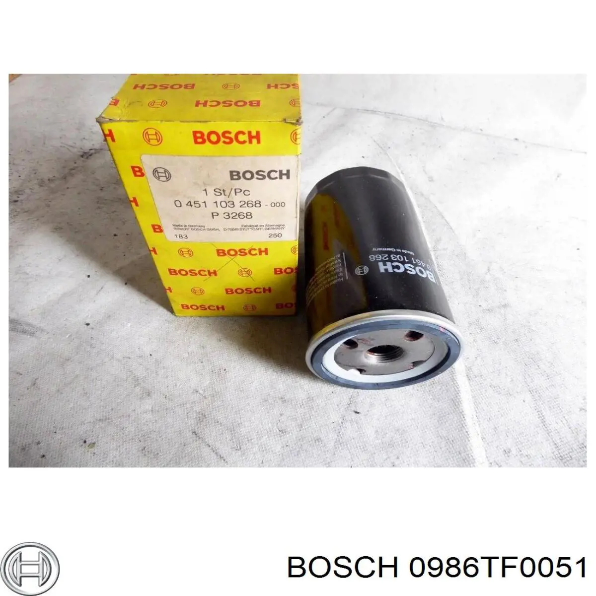 0986TF0051 Bosch масляный фильтр