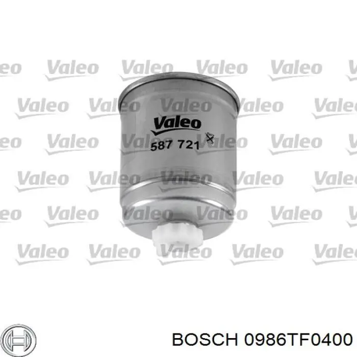 Топливный фильтр 0986TF0400 Bosch