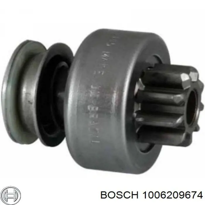 1006209674 Bosch roda-livre do motor de arranco