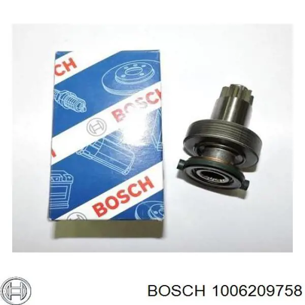 1006209758 Bosch roda-livre do motor de arranco