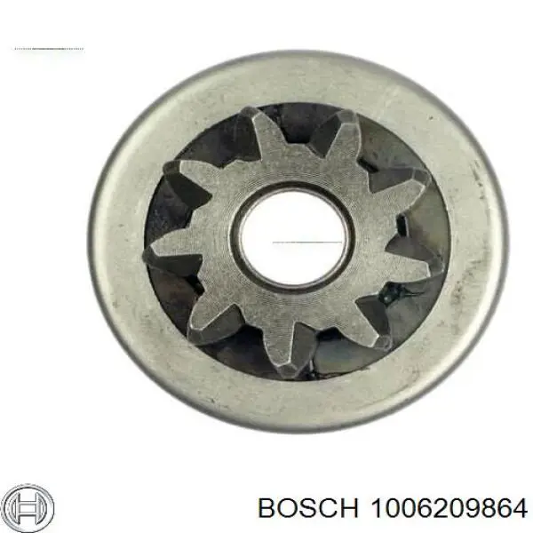 Бендикс стартера Bosch 1006209864