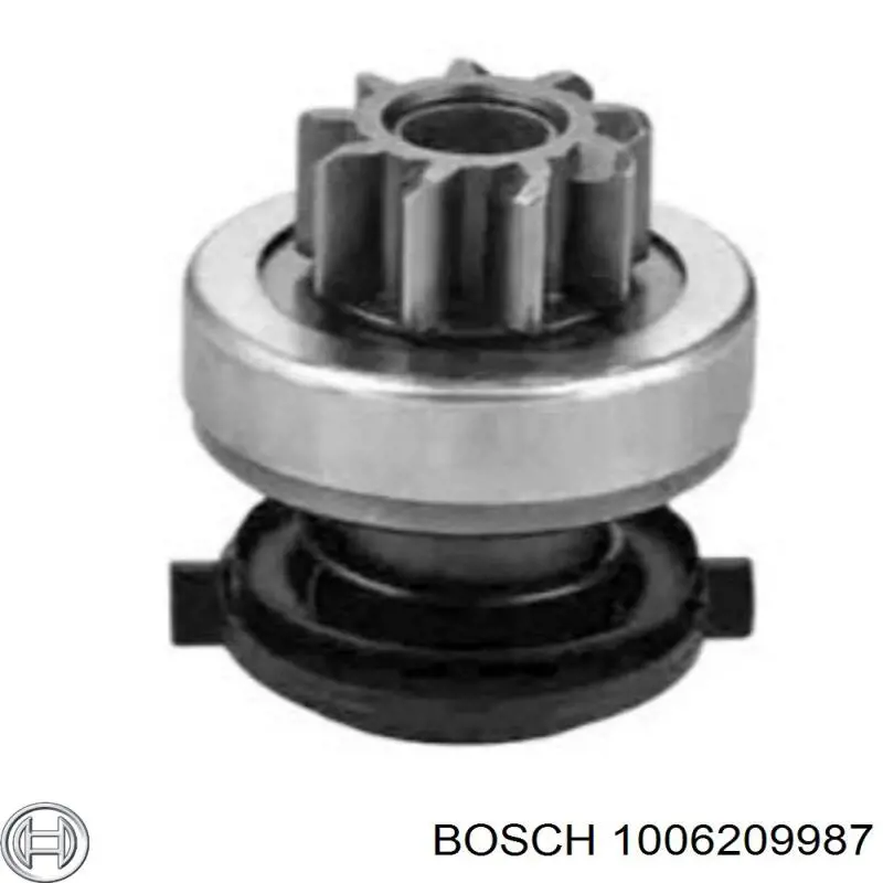 1006209987 Bosch roda-livre do motor de arranco