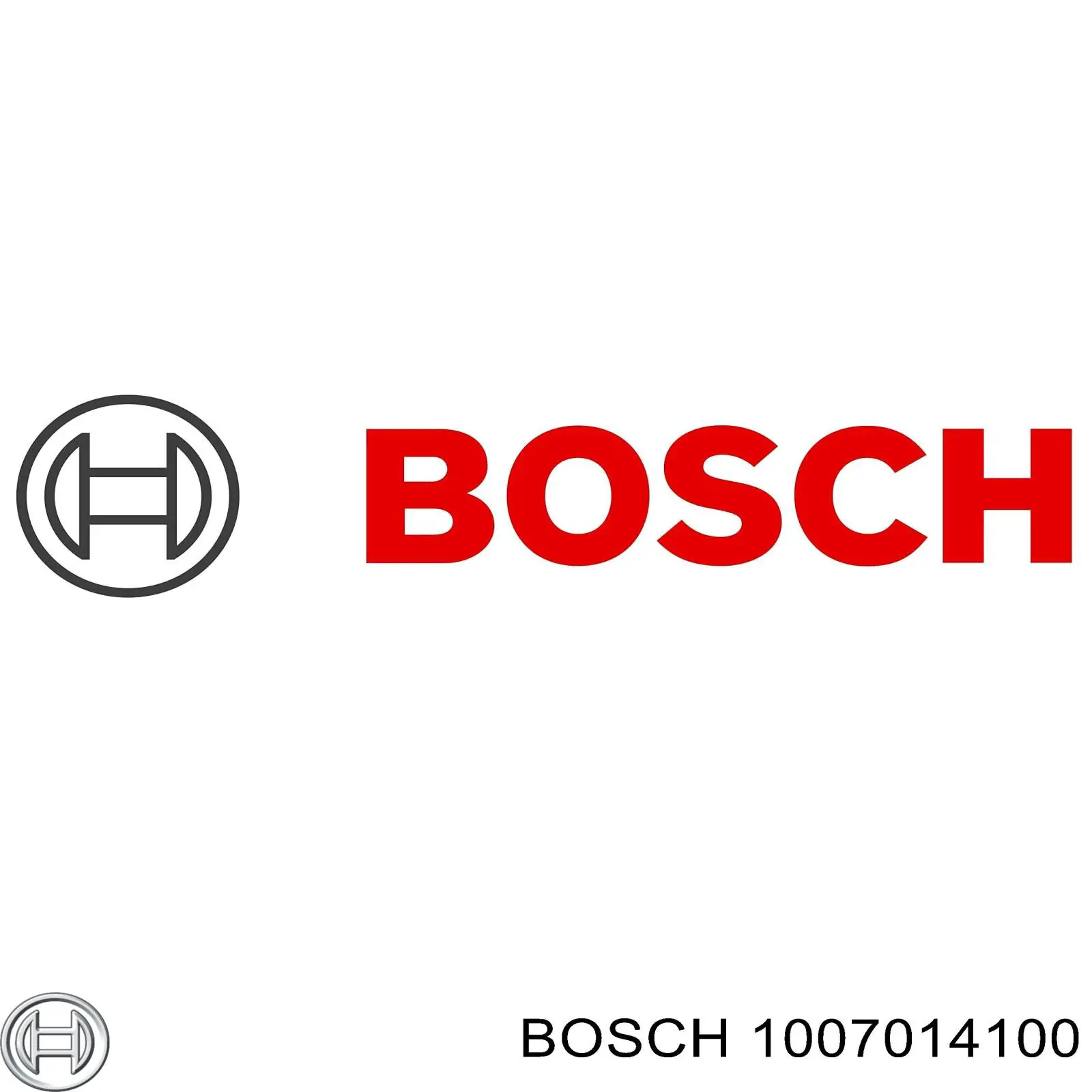 1007014100 Bosch escova do motor de arranco