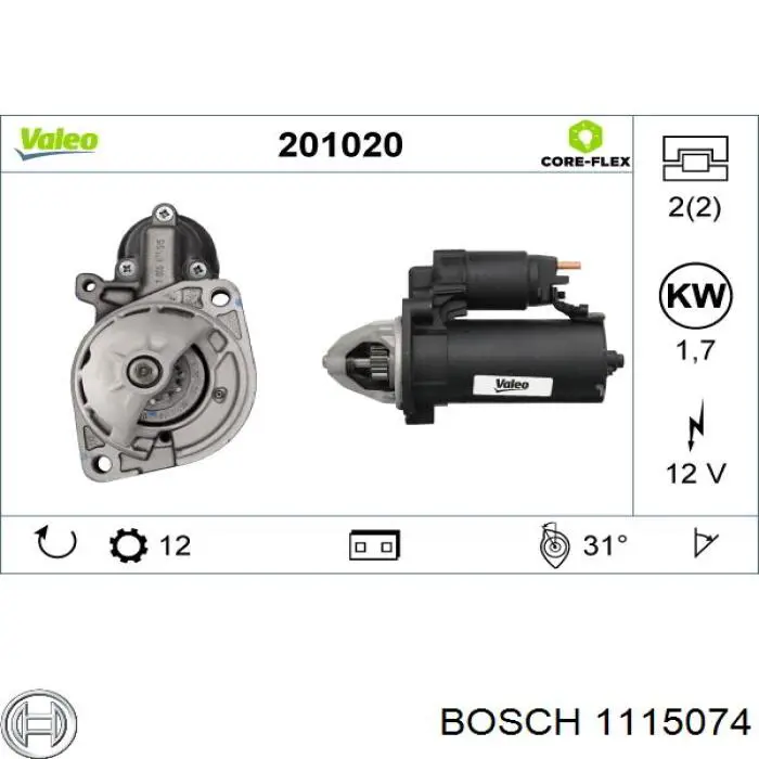 1115074 Bosch стартер