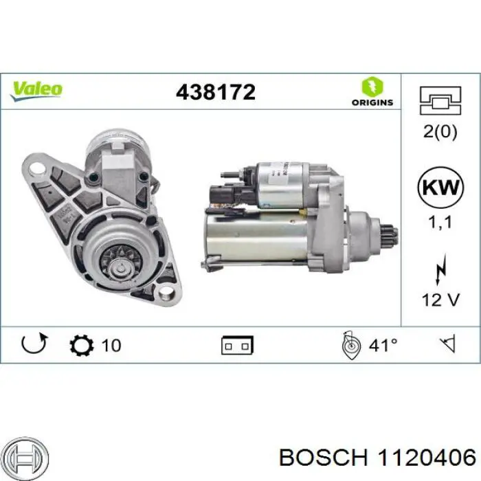 1120406 Bosch стартер