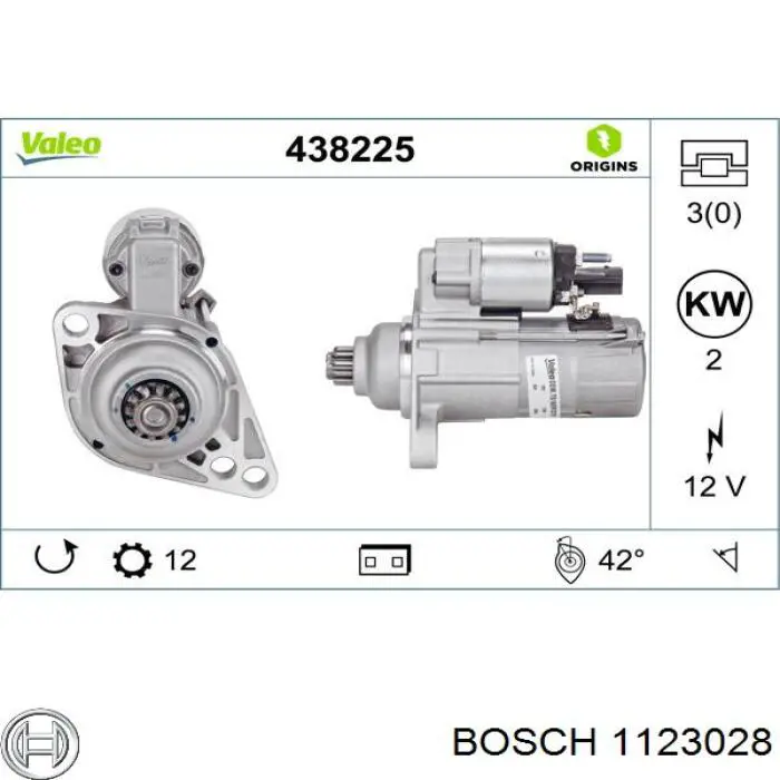 Стартер 1123028 Bosch