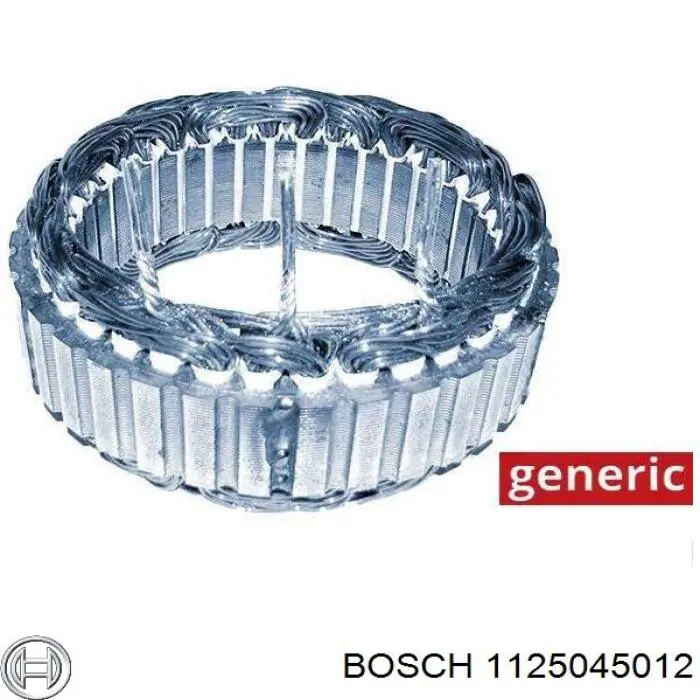 Обмотка генератора, статор Bosch 1125045012