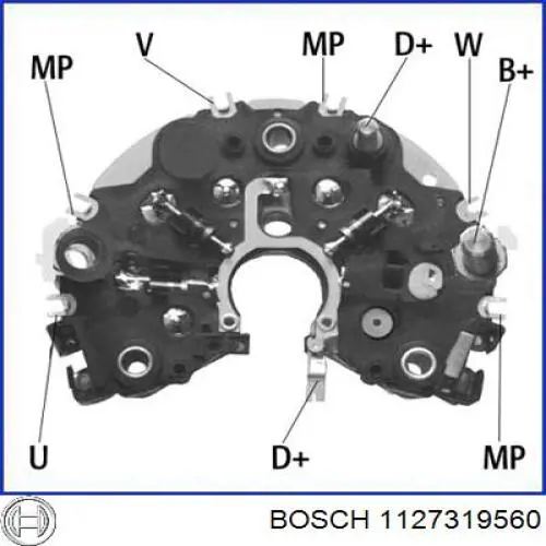 Мост диодный генератора BOSCH 1127319560