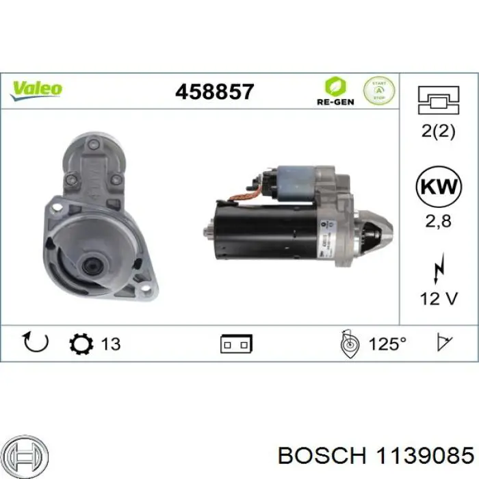 1139085 Bosch стартер