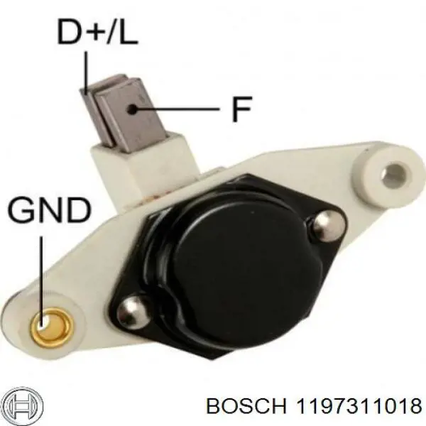 Купить 1197311018 Bosch Реле регулятор напряжения генератора