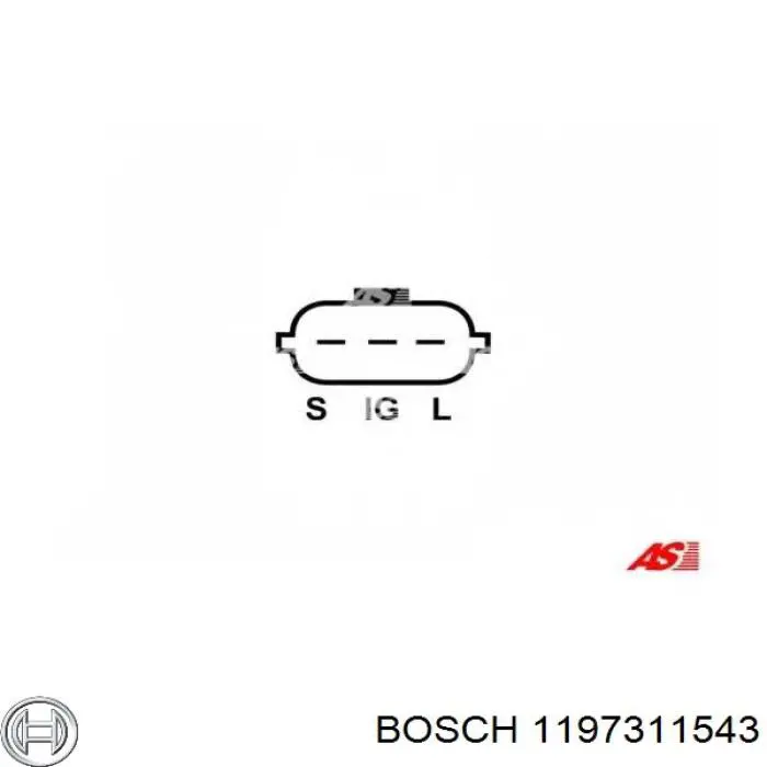 Реле генератора 1197311543 Bosch