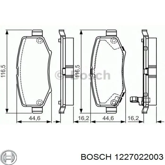 Модуль зажигания (коммутатор) Bosch 1227022003 цена, от 11.08 USD