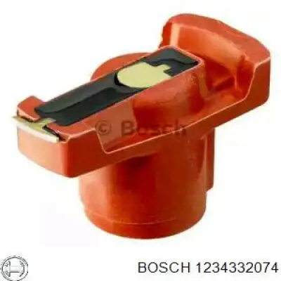 Бегунок (ротор) распределителя зажигания, трамблера Bosch 1234332074