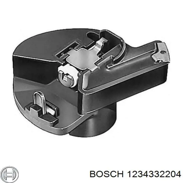 Бегунок (ротор) распределителя зажигания, трамблера Bosch 1234332204