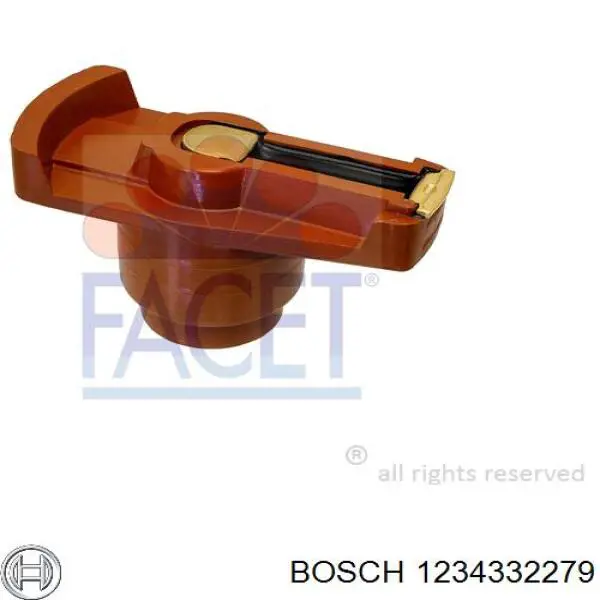 Бегунок распределителя зажигания 1234332279 Bosch