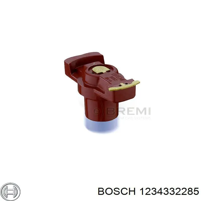 1234332285 Bosch бегунок (ротор распределителя зажигания, трамблера)