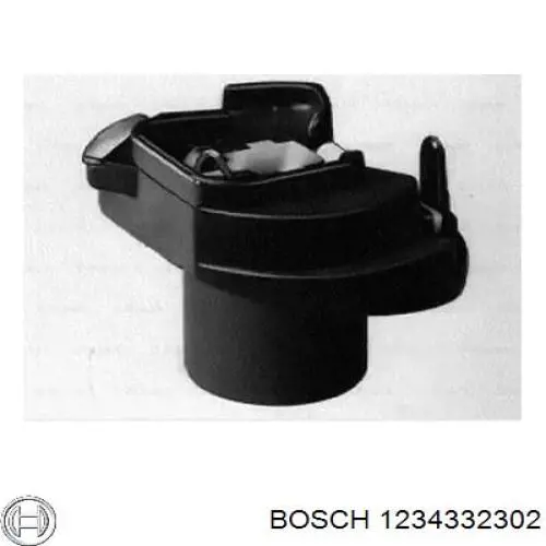 1234332302 Bosch бегунок (ротор распределителя зажигания, трамблера)