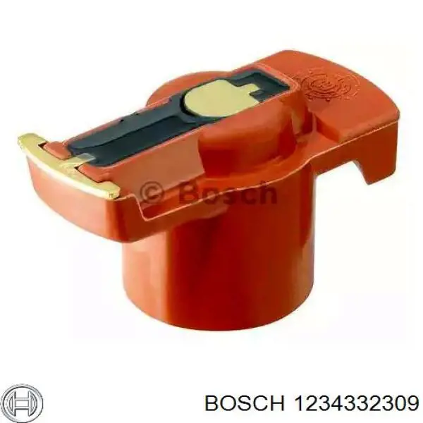 Бегунок (ротор) распределителя зажигания, трамблера Bosch 1234332309