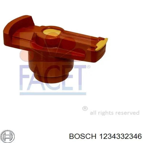 Купить 1234332346 Bosch Бегунок распределителя зажигания