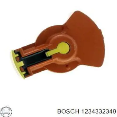 Бегунок (ротор) распределителя зажигания, трамблера Bosch 1234332349