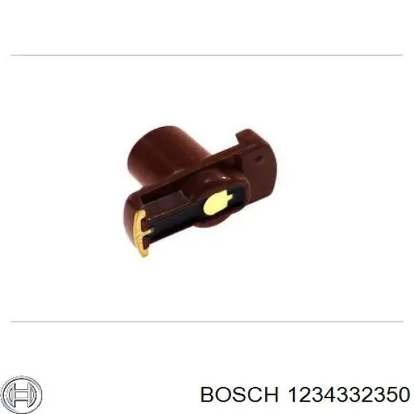 Бігунок (ротор) розподільника запалювання 1234332350 Bosch