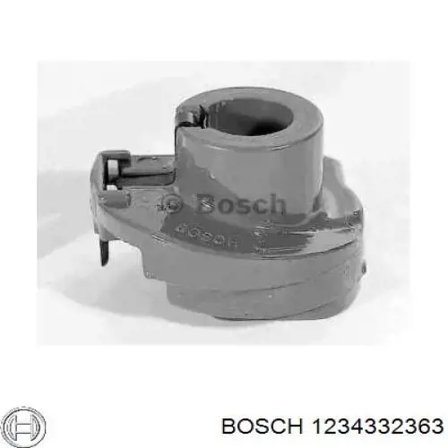 1234332363 Bosch бегунок (ротор распределителя зажигания, трамблера)