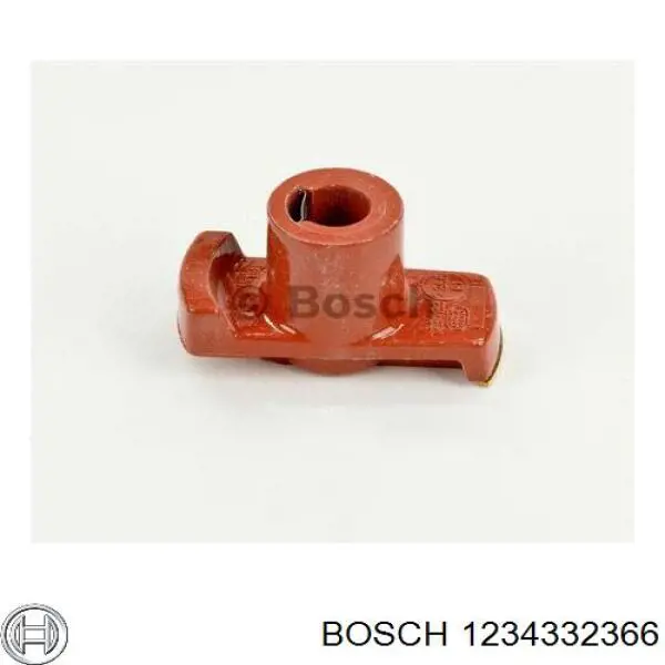 Бегунок (ротор) распределителя зажигания, трамблера Bosch 1234332366