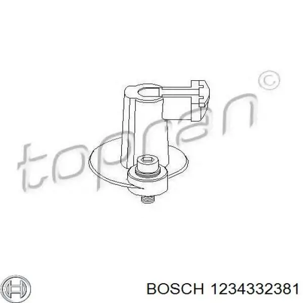 Бегунок трамблера Bosch 1234332381