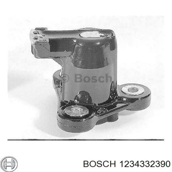 Бегунок (ротор) распределителя зажигания, трамблера Bosch 1234332390