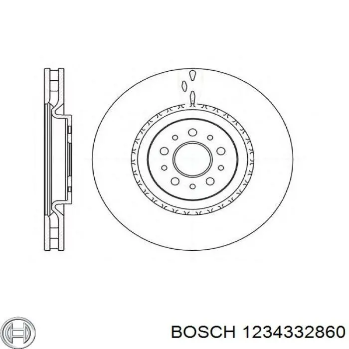 Купить 1234332860 Bosch Бегунок распределителя зажигания