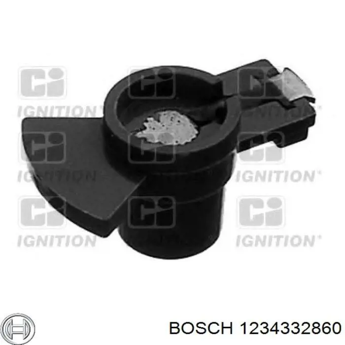 Бегунок распределителя зажигания 1234332860 Bosch