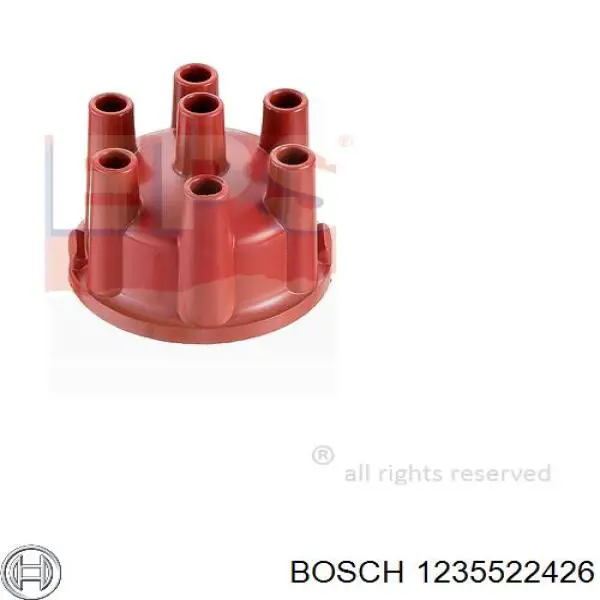 Крышка распределителя зажигания (трамблера) 1235522426 Bosch