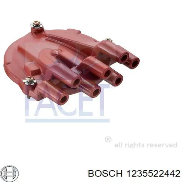 Tapa de distribuidor de encendido 1235522442 Bosch