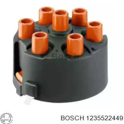 Крышка распределителя зажигания (трамблера) 1235522449 Bosch