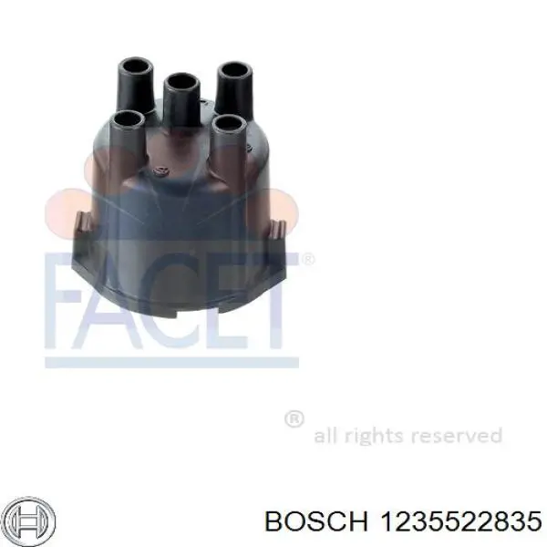 1235522835 Bosch крышка распределителя зажигания (трамблера)