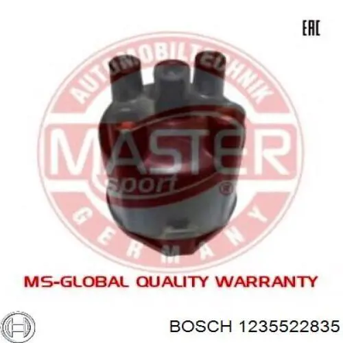 Крышка распределителя зажигания (трамблера) Bosch 1235522835 цена, от 6.51 USD