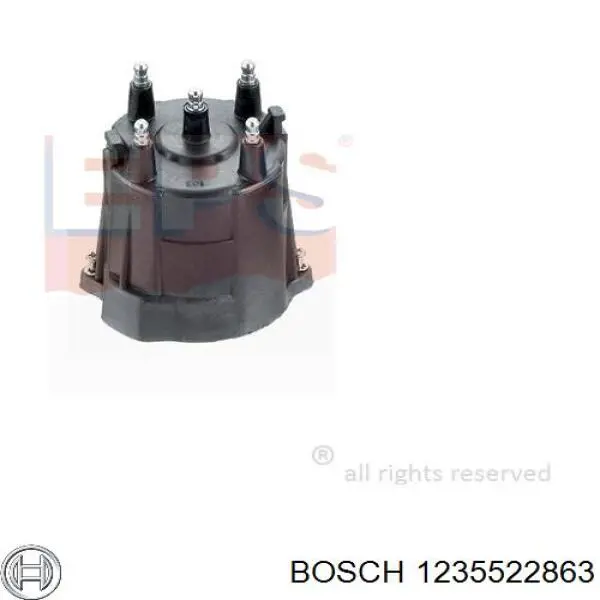 1235522863 Bosch крышка распределителя зажигания (трамблера)