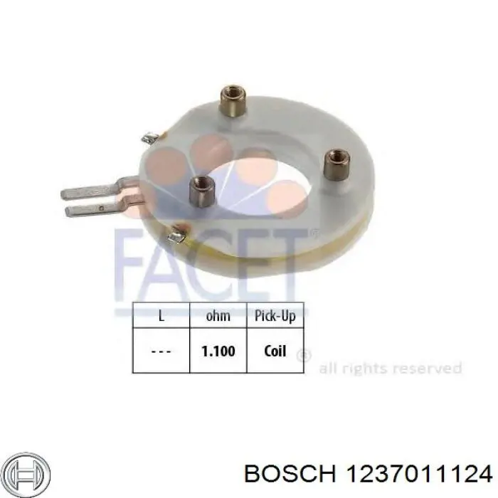 Датчик Холла 1237011124 Bosch