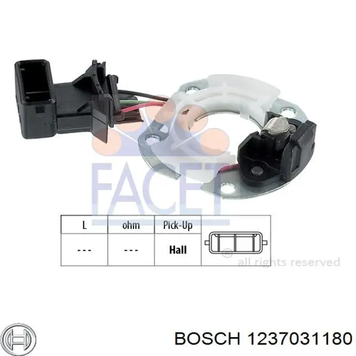 1237031180 Bosch датчик холла