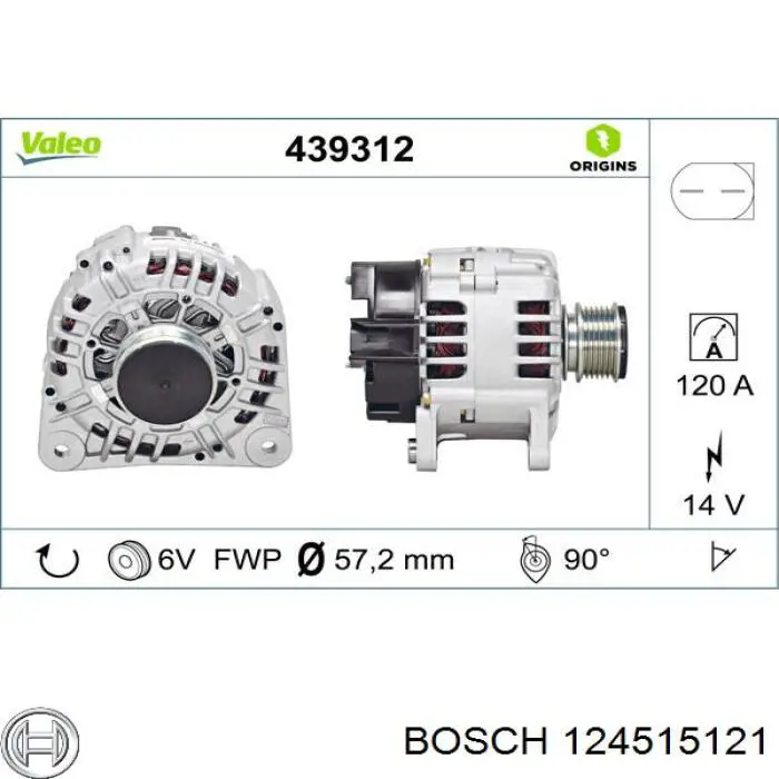124515121 Bosch генератор